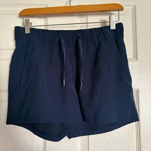 lululemon | navy running shorts